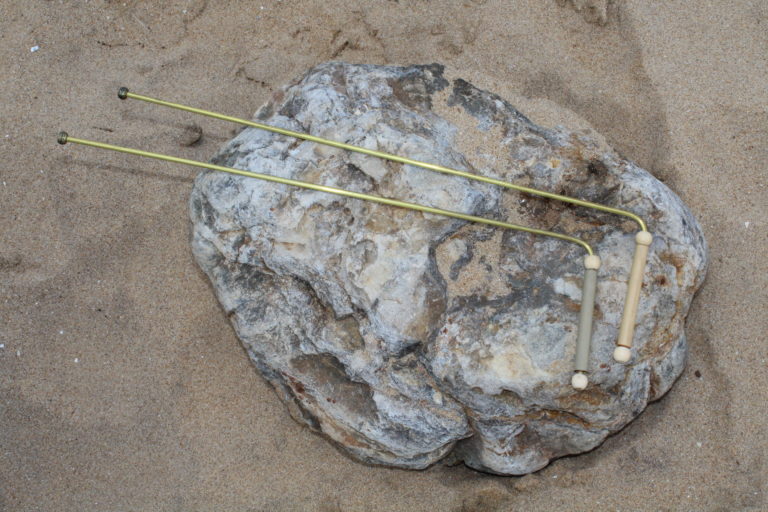 Baguettes de sourcier en bronze 40cm