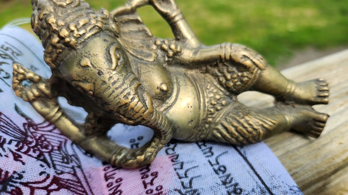 Statue bronze Ganesh